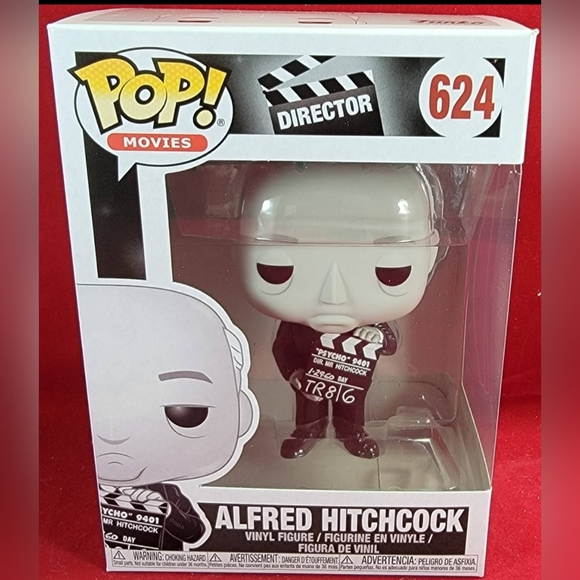Alfred Hitchcock funko # 624 (nib) With pop protector - Picture 2 of 7